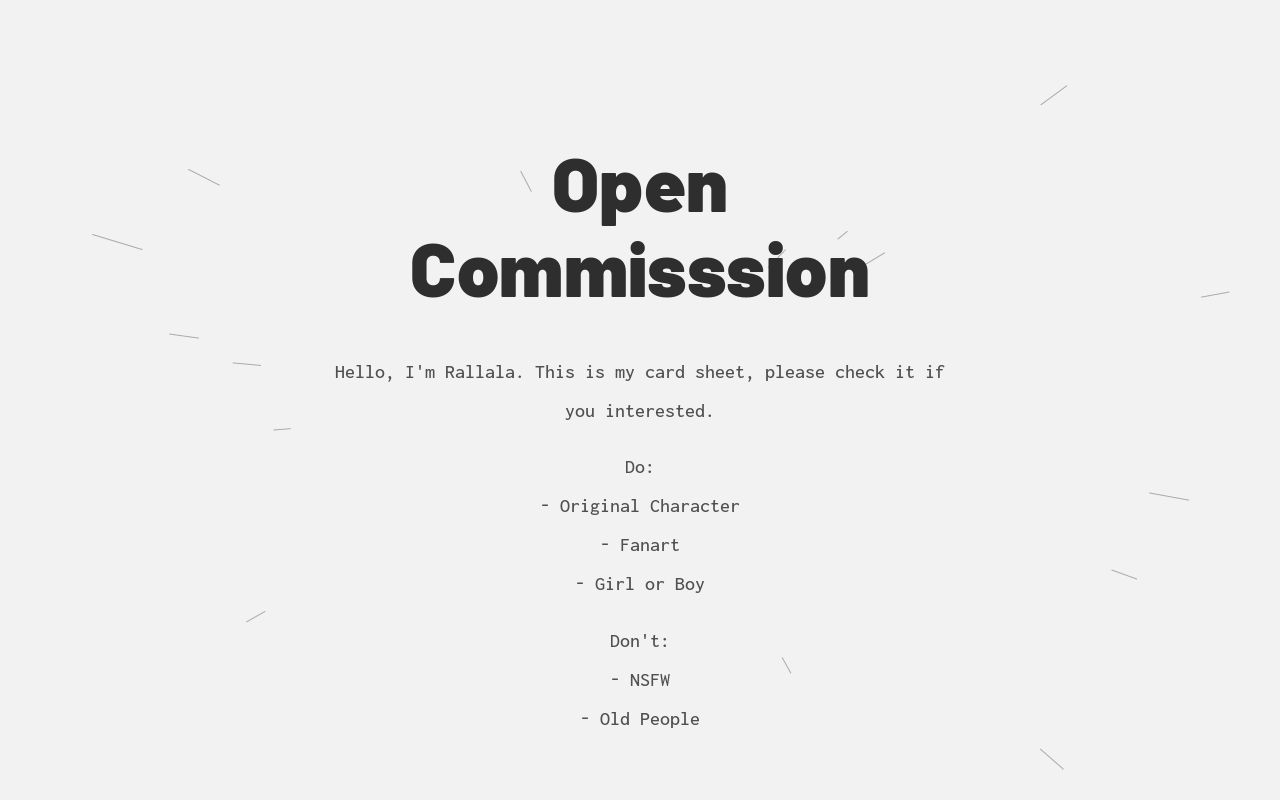 rallala-commissioncard